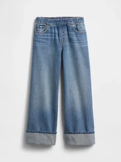 Kids Low Rise Easy Wide-Leg Baggy Jeans