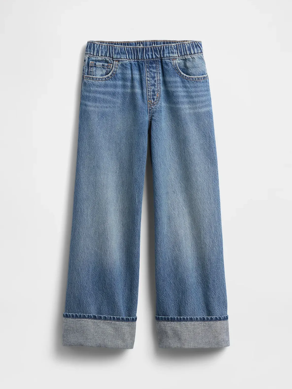 Kids Low Rise Easy Wide-Leg Baggy Jeans