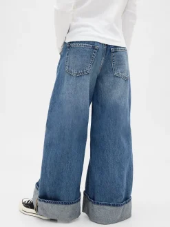 Kids Low Rise Easy Wide-Leg Baggy Jeans