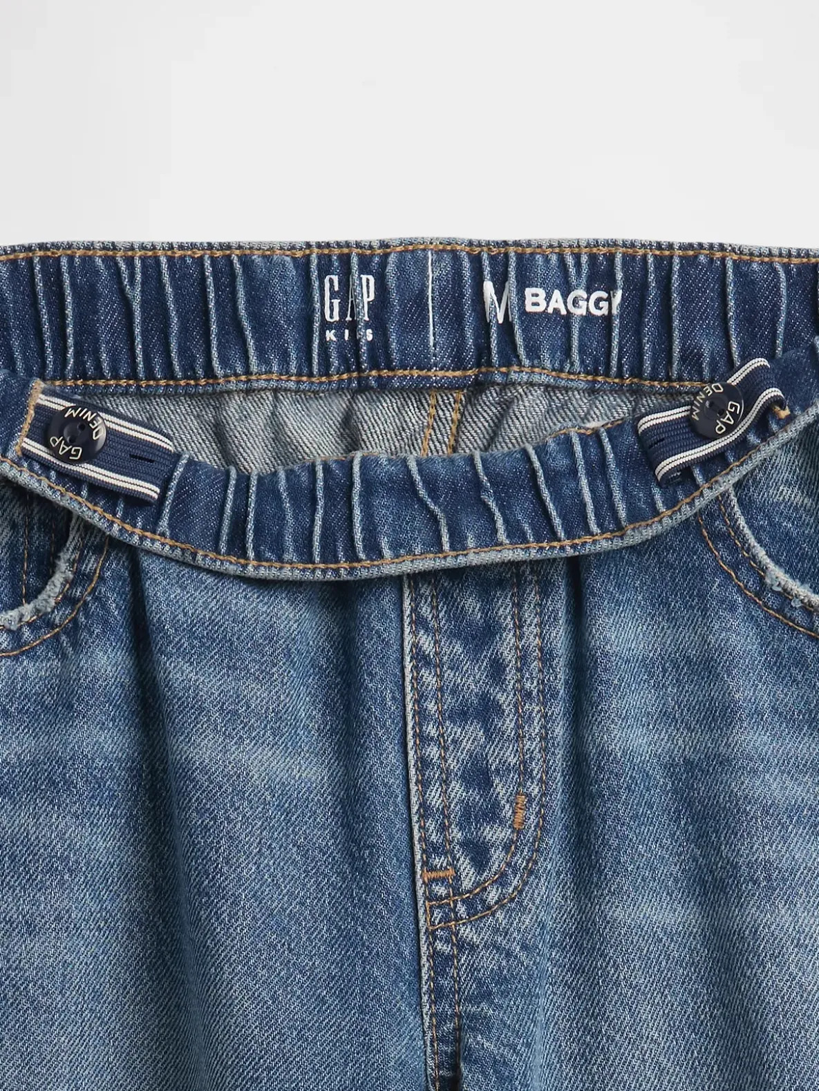 Kids Low Rise Easy Wide-Leg Baggy Jeans