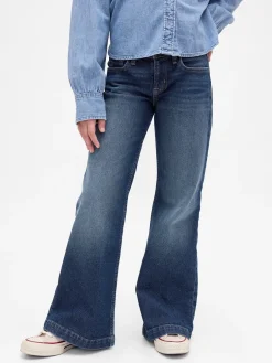 Kids Low Rise Relaxed Flare Jeans