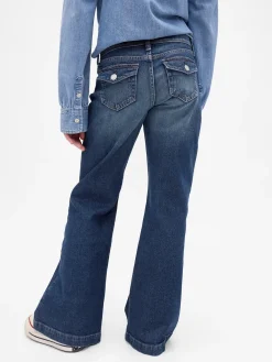 Kids Low Rise Relaxed Flare Jeans
