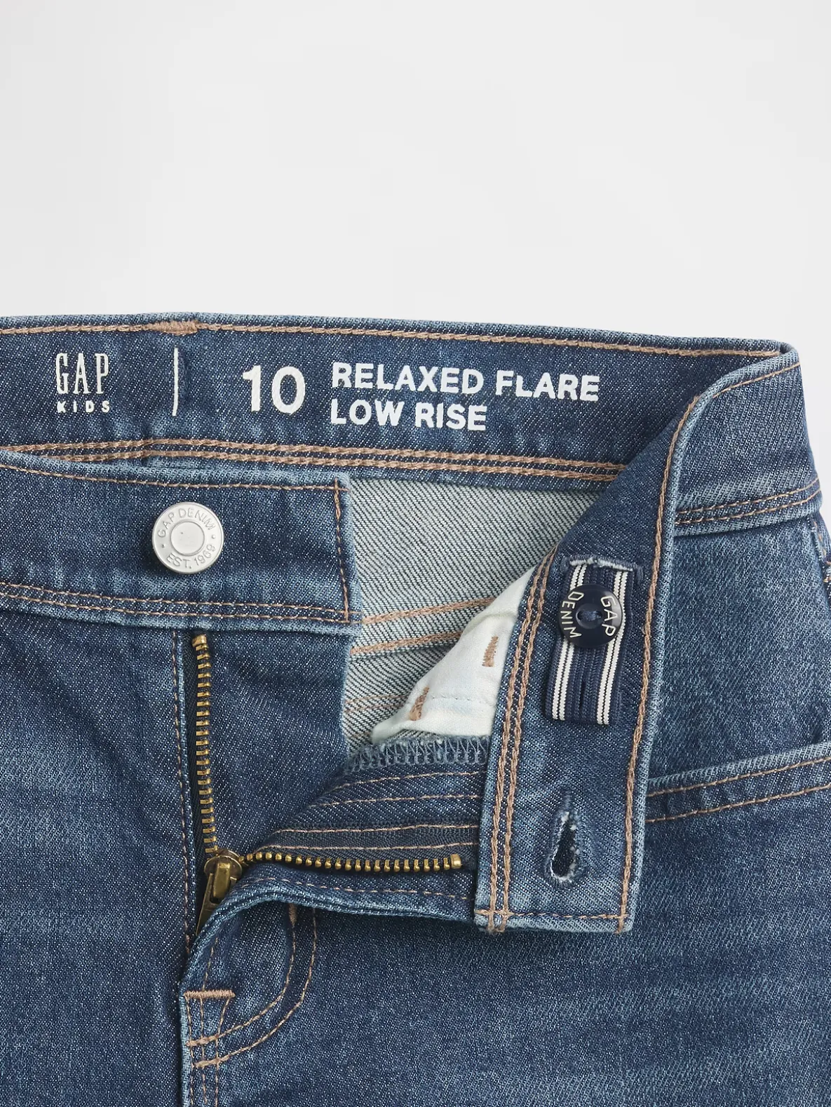 Kids Low Rise Relaxed Flare Jeans