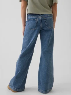 Kids Low Rise Seamed Relaxed Flare Jeans