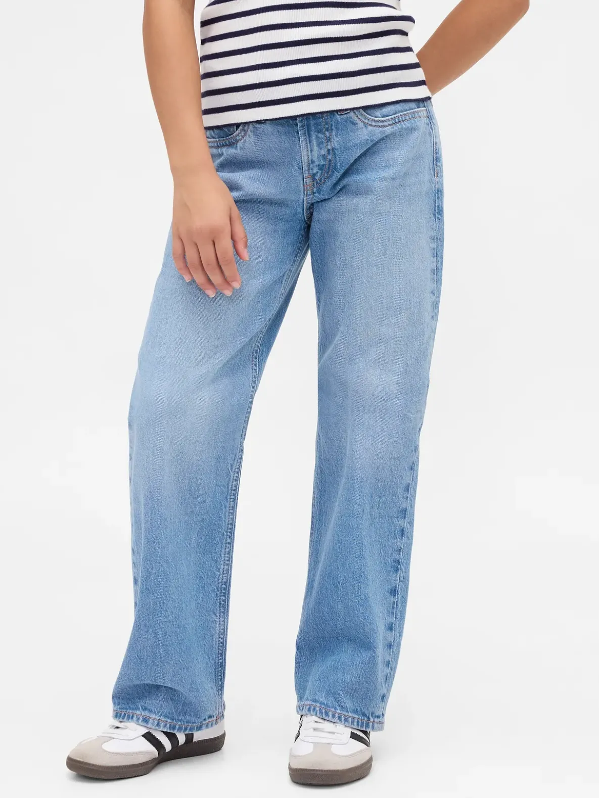 Kids Low Rise Straight Jeans