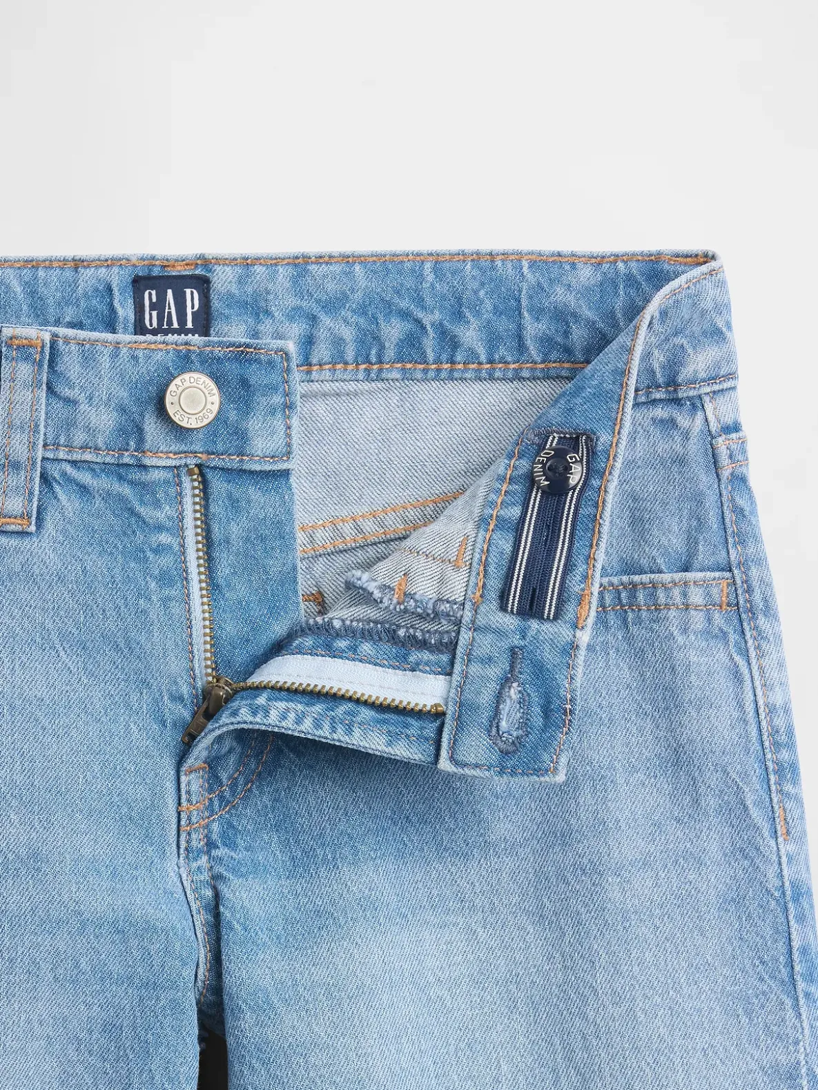 Kids Low Rise Straight Jeans