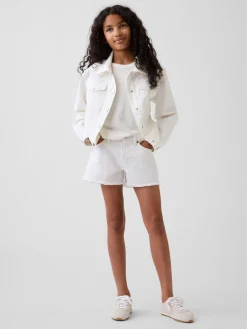Kids Low Rise Stride Denim Shorts