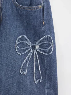 Kids Low Rise Stride Wide-Leg Jeans
