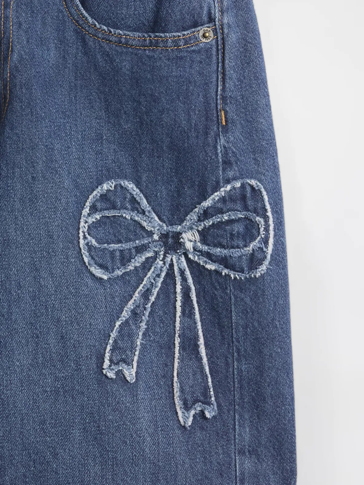 Kids Low Rise Stride Wide-Leg Jeans