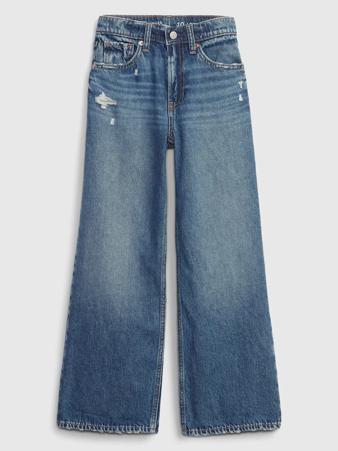 Kids Low Rise Stride Wide-Leg Jeans