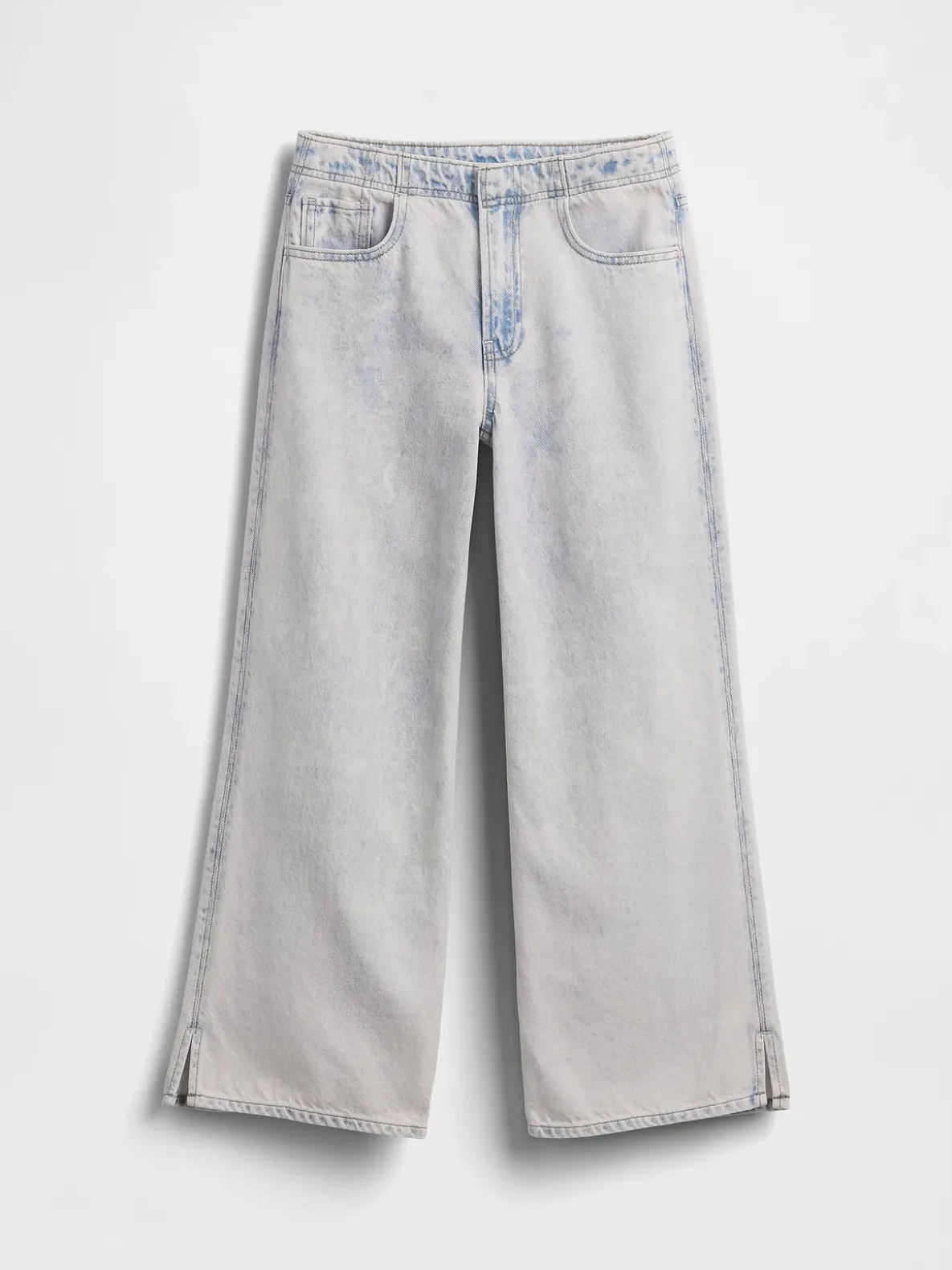 Kids Low Rise Stride Wide-Leg Jeans
