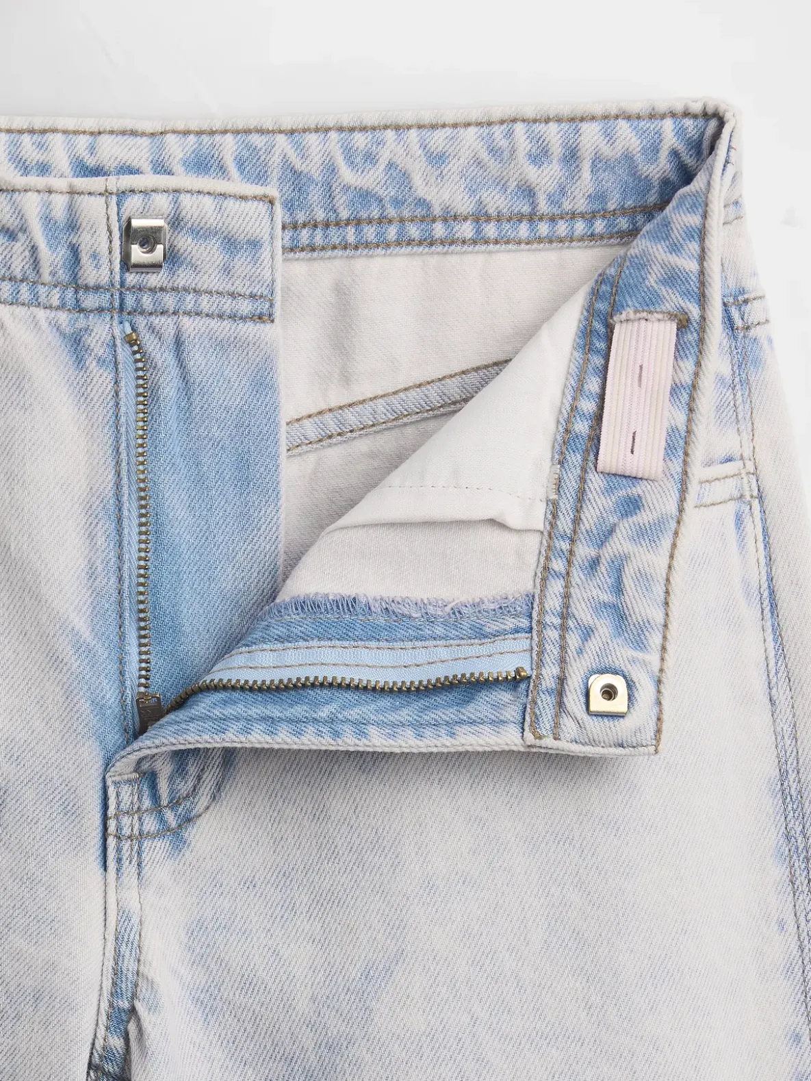 Kids Low Rise Stride Wide-Leg Jeans