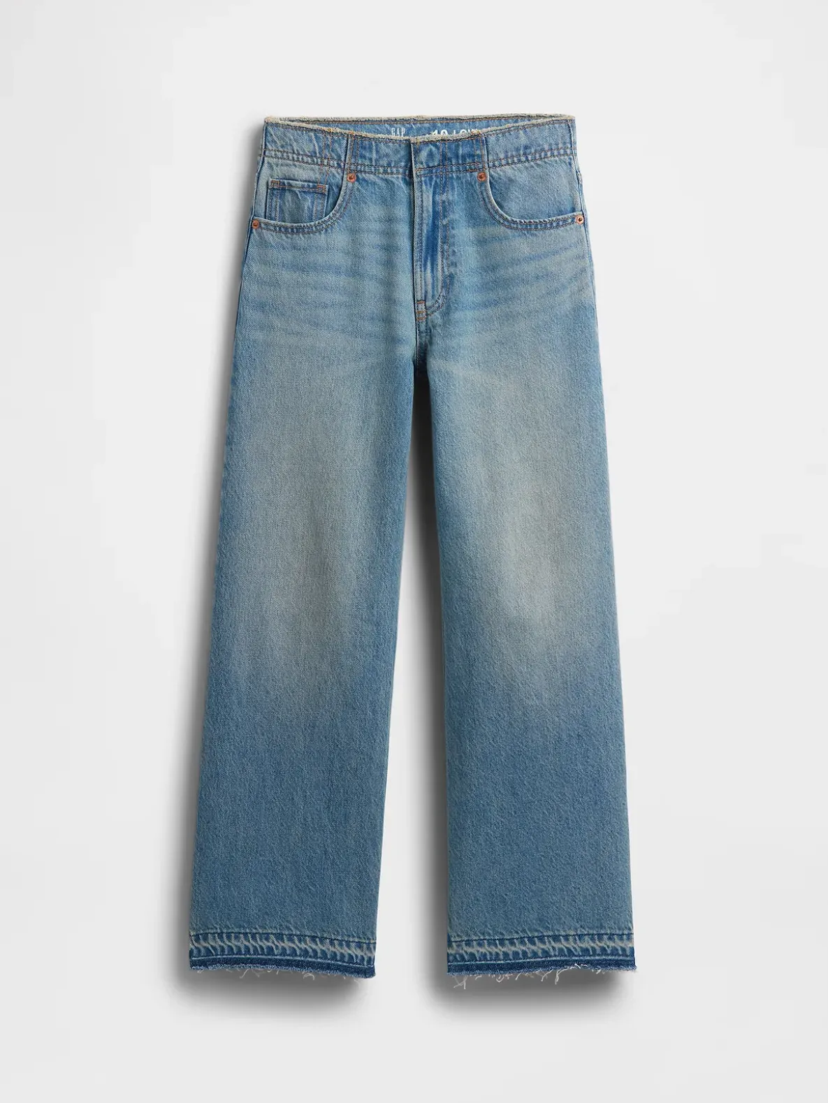 Kids Low Rise Stride Wide-Leg Jeans