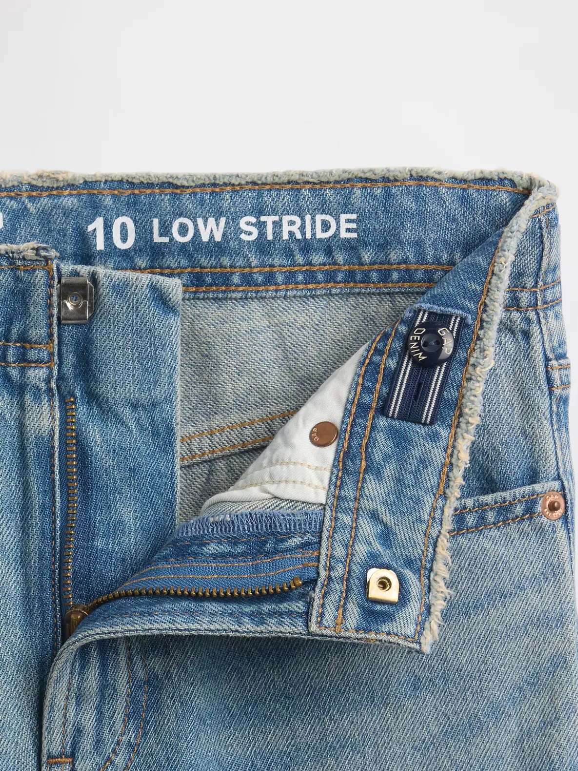 Kids Low Rise Stride Wide-Leg Jeans