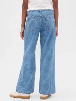 Kids Low Rise Stride Wide-Leg Jeans