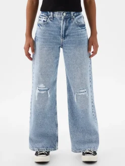 Kids Low Rise Stride Wide-Leg Jeans
