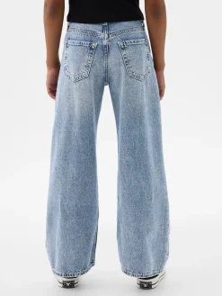 Kids Low Rise Stride Wide-Leg Jeans