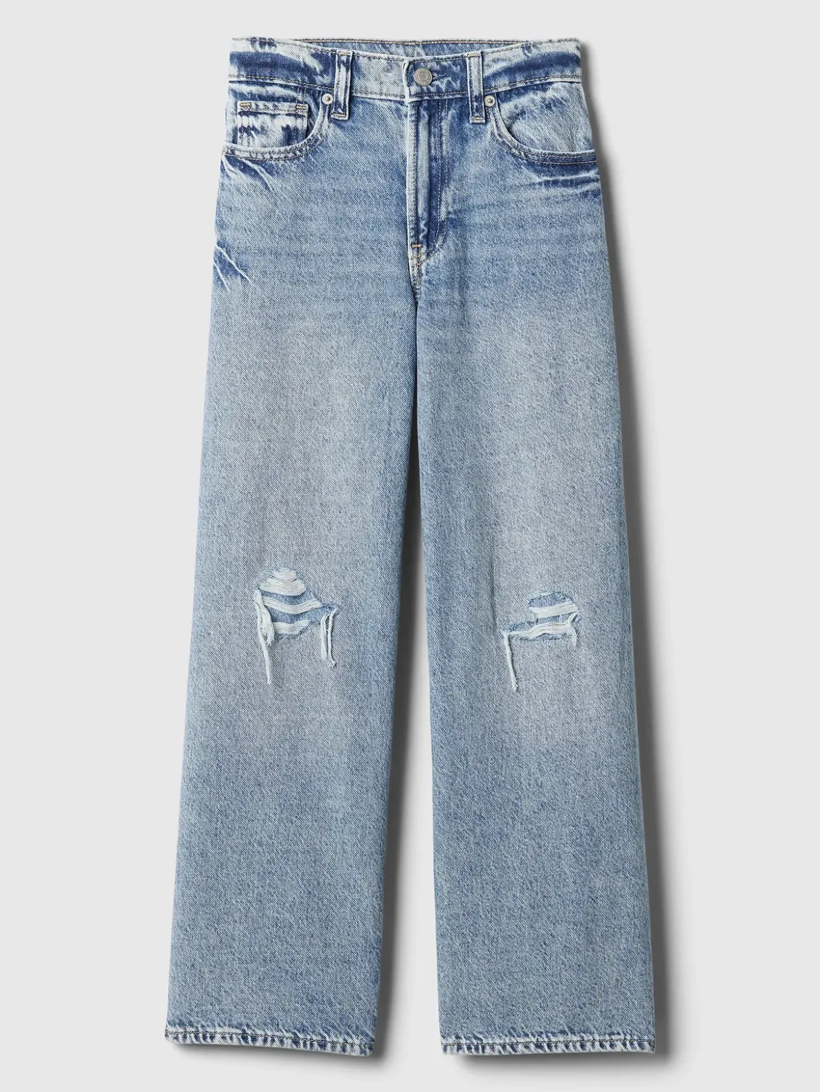 Kids Low Rise Stride Wide-Leg Jeans