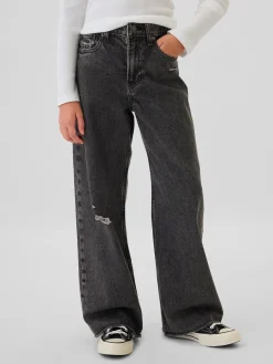 Kids Low Rise Stride Wide-Leg Jeans