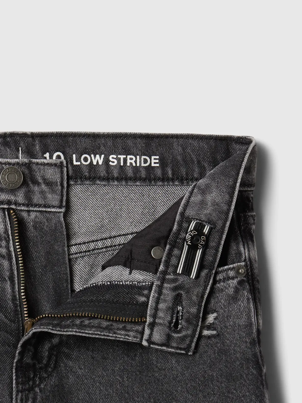 Kids Low Rise Stride Wide-Leg Jeans