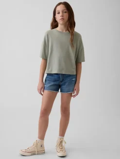 Kids Low Rise UltraSoft Stride Denim Shorts