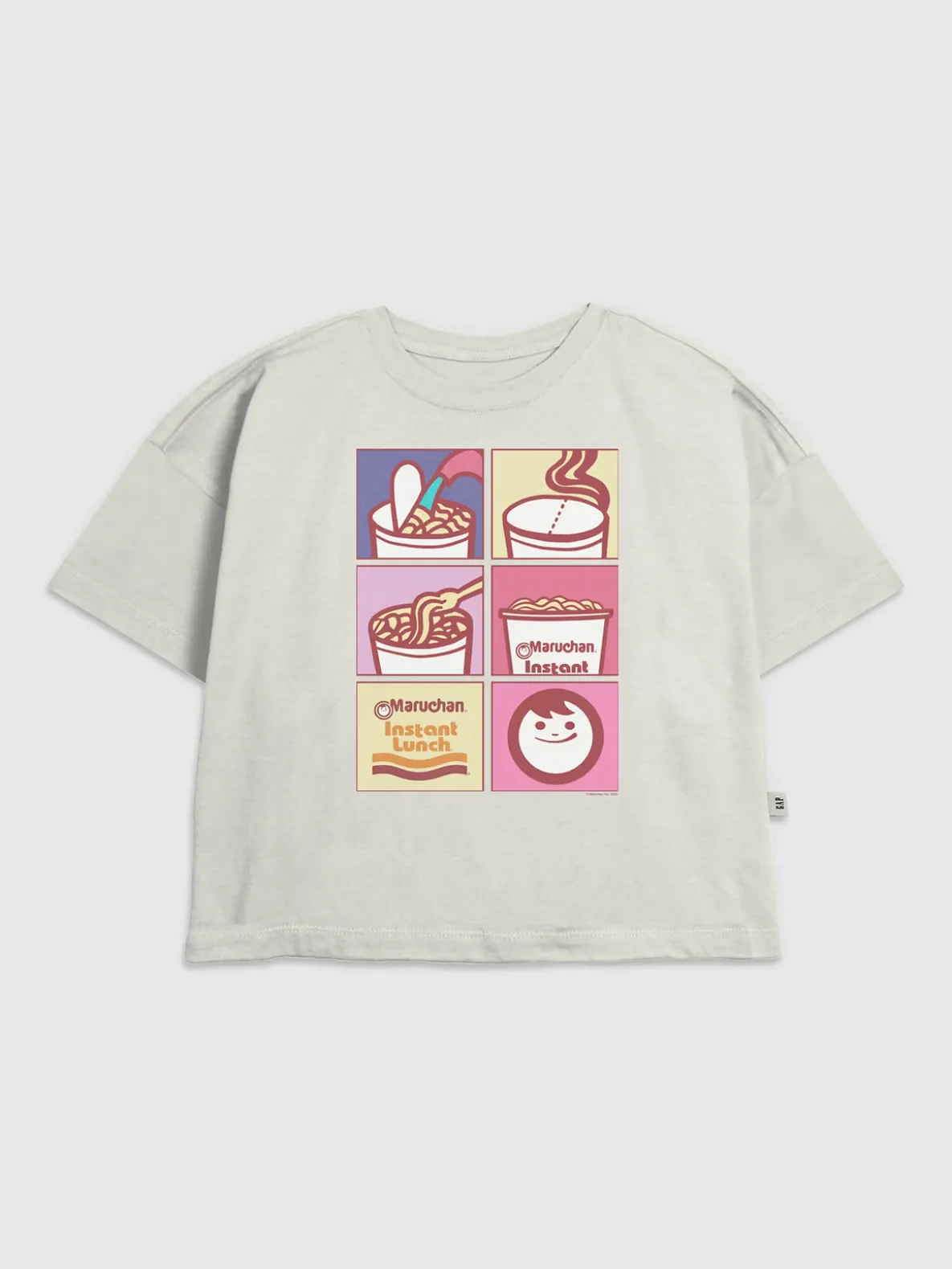 Kids Maruchan Noodle Grid Graphic T-Shirt