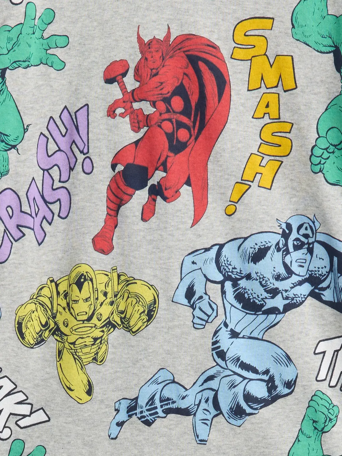 Kids Marvel Organic Brushed Cotton PJ Set