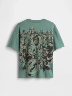 Kids Marvel Relaxed Graphic T-Shirt