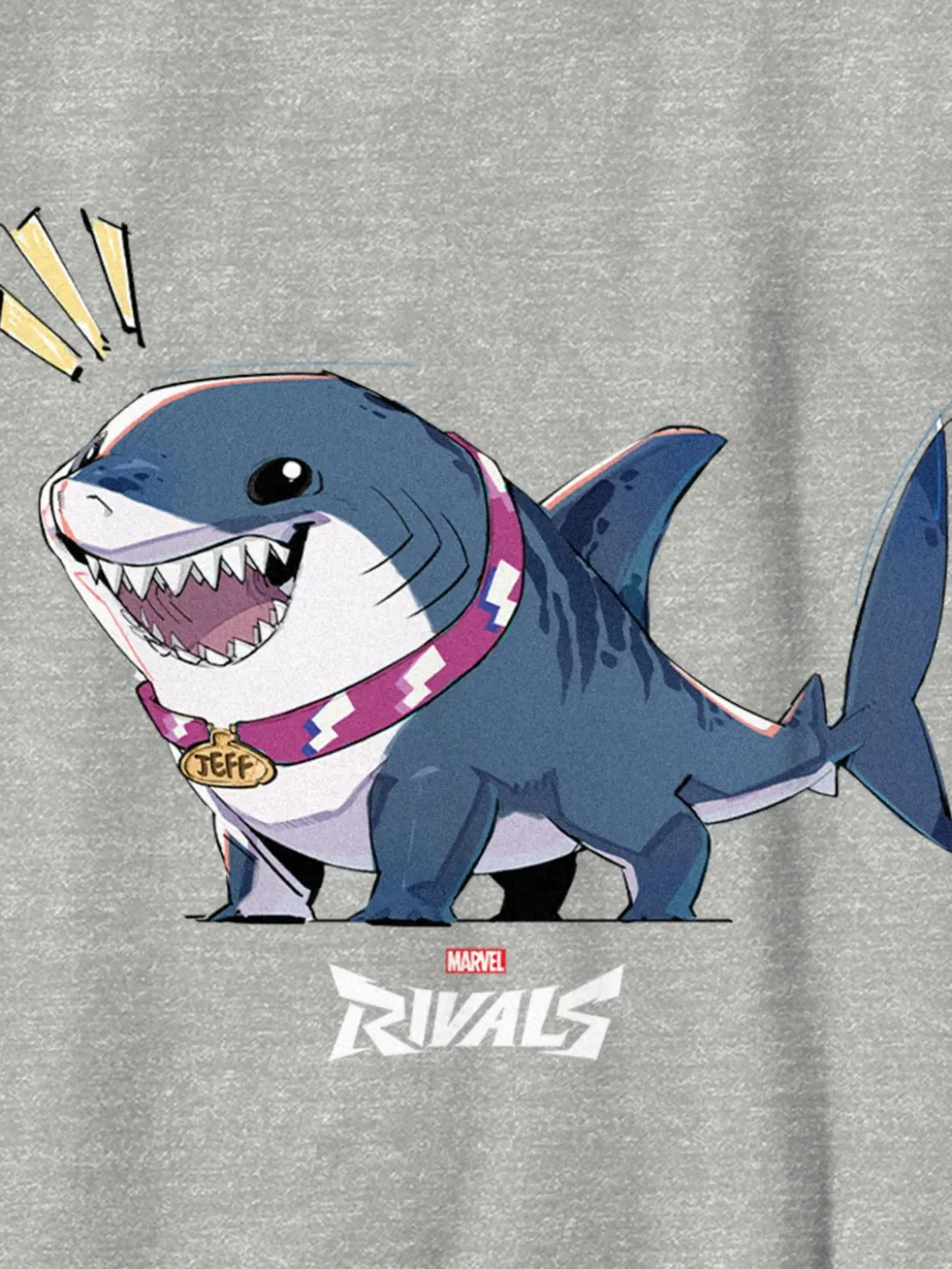 Kids Marvel Rivals Jeff The Shark Graphic T-Shirt