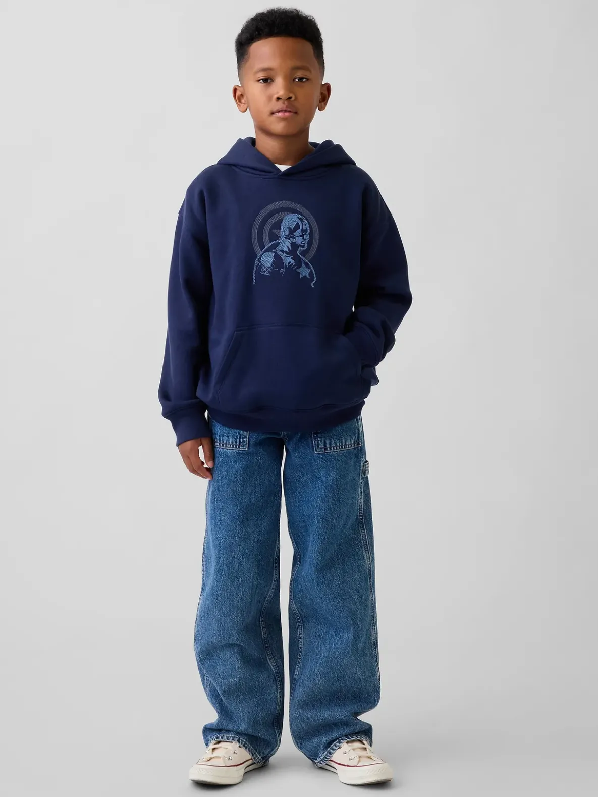 Kids Marvel VintageSoft Relaxed Hoodie