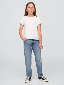 Kids Mid Rise Girlfriend Jeans