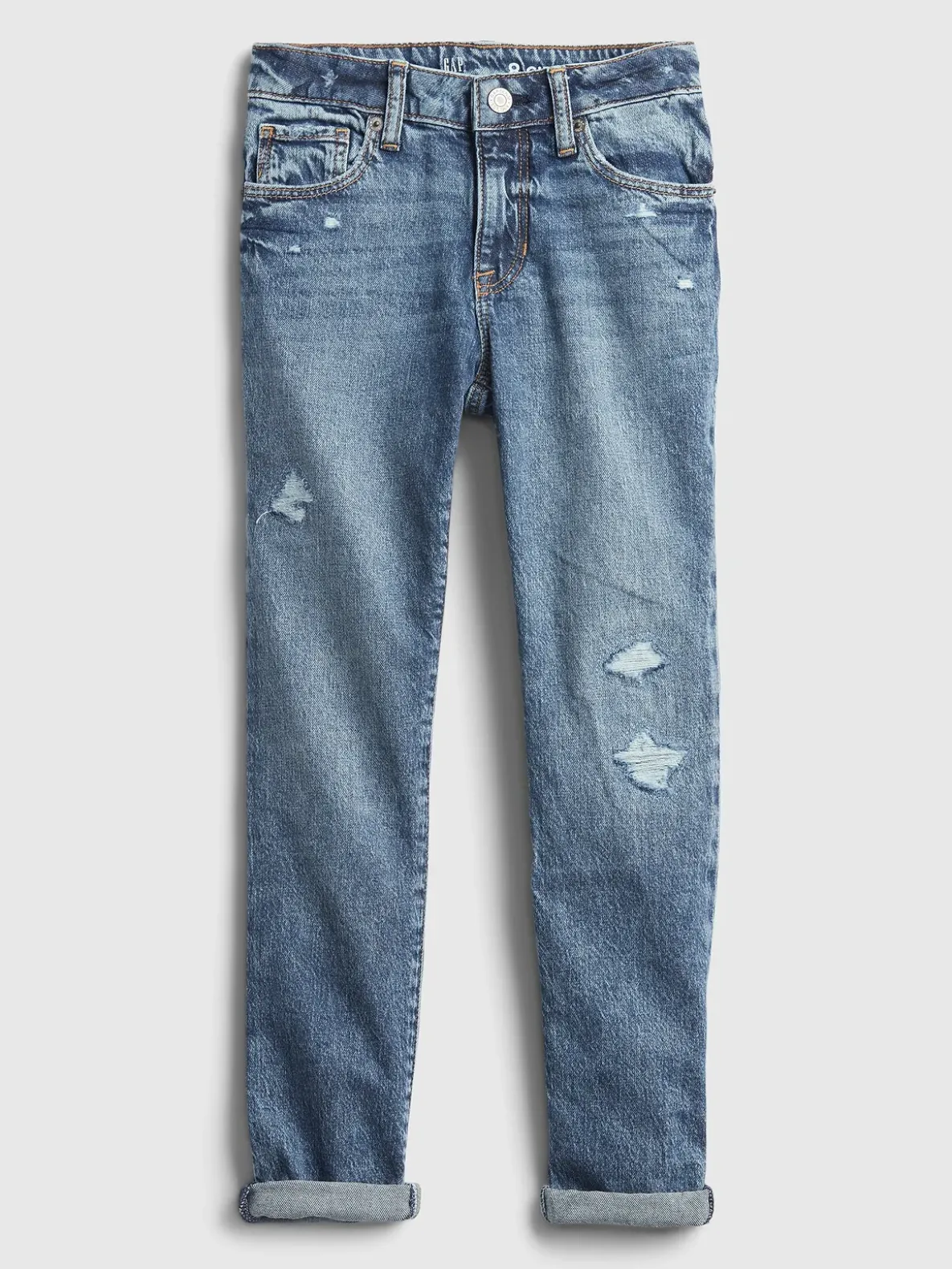 Kids Mid Rise Girlfriend Jeans