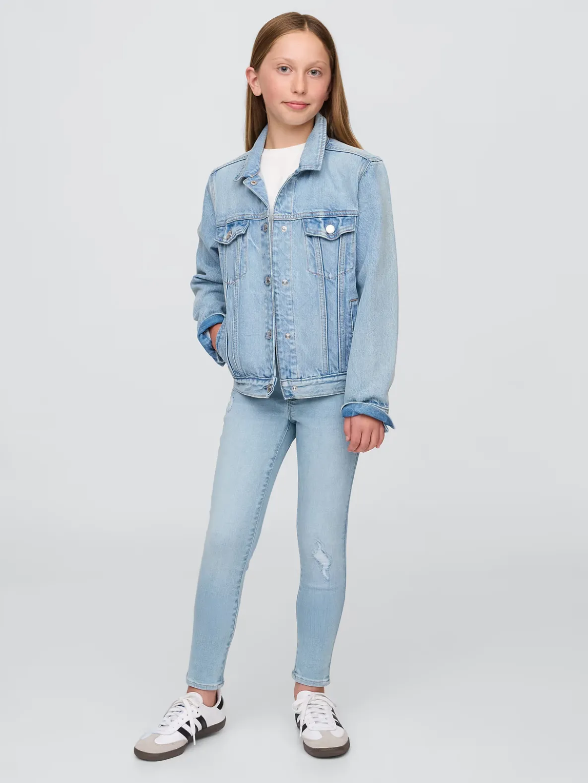 Kids Mid Rise Pull-On Jeggings