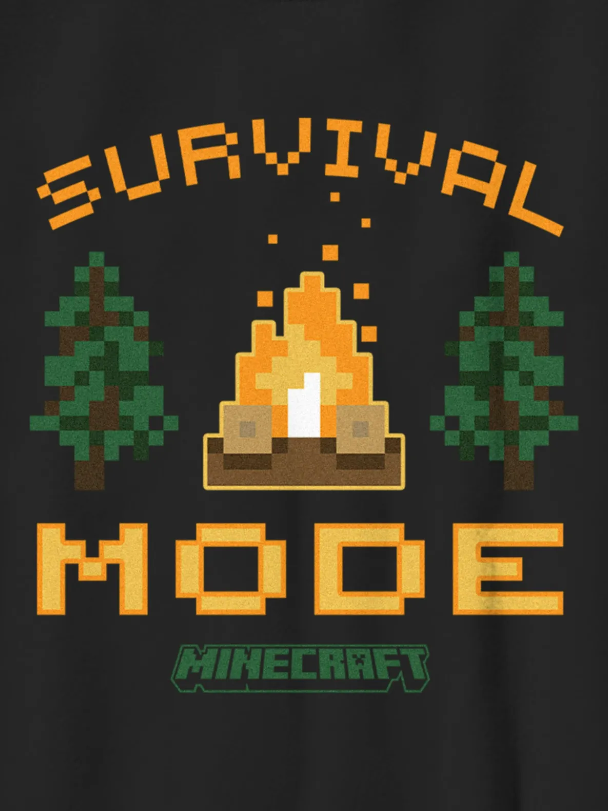 Kids Minecraft Survival Mode Graphic T-Shirt