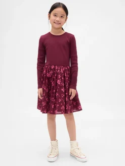 Kids Mixed Media Dress