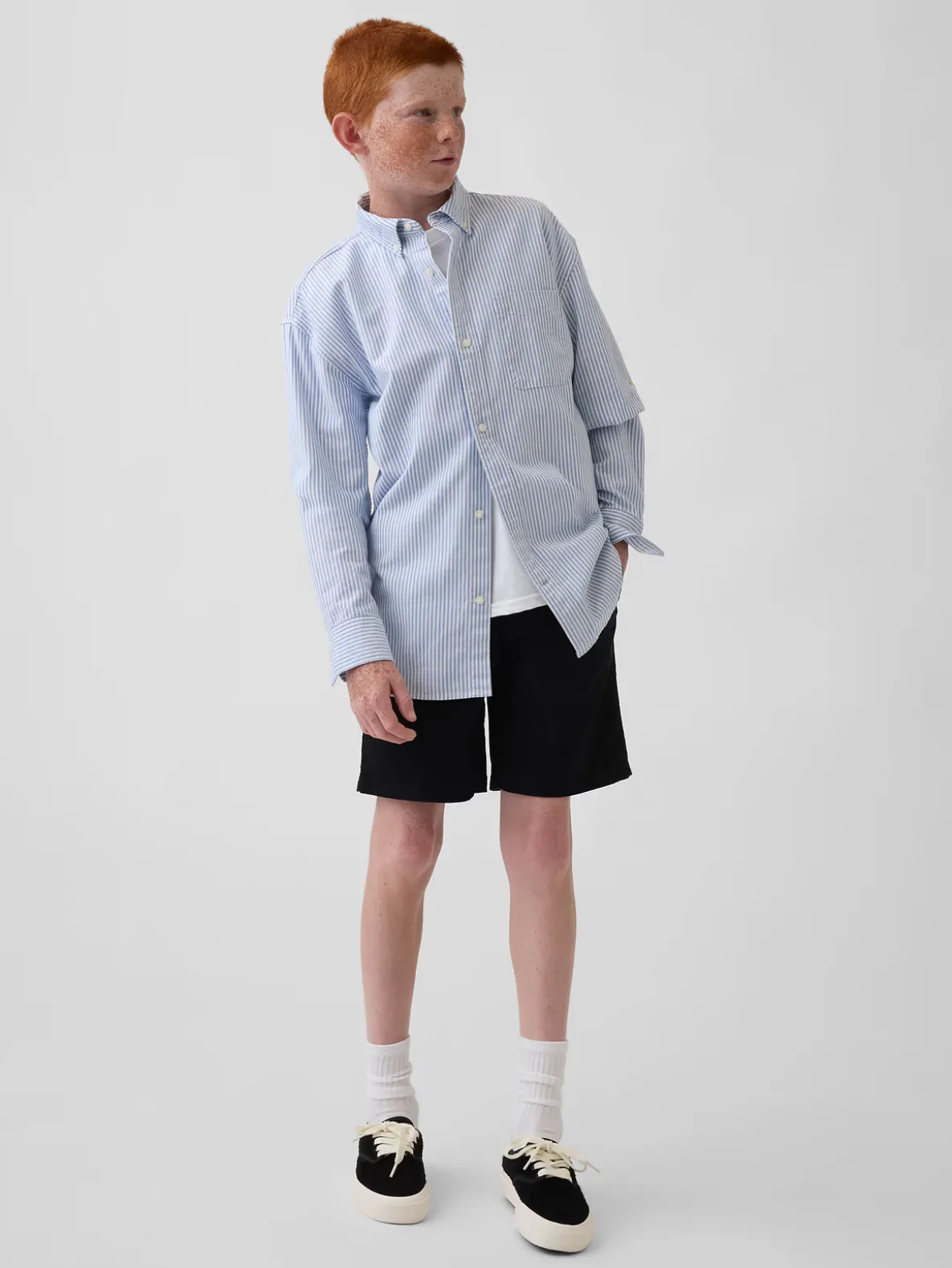 Kids Modern Khaki Shorts