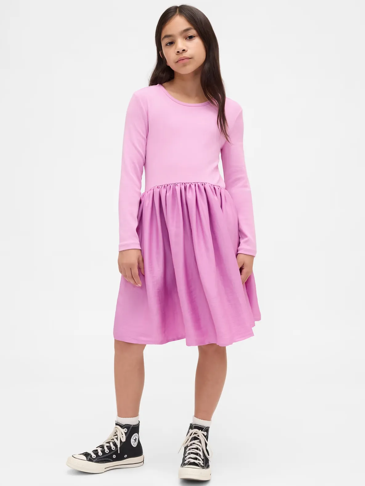 Kids Modern Mixed Media Dress