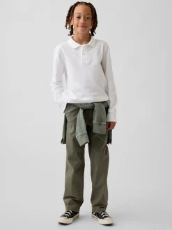 Kids Modern Relaxed Straight Khakis