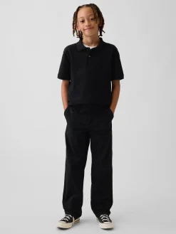 Kids Modern Relaxed Straight Khakis