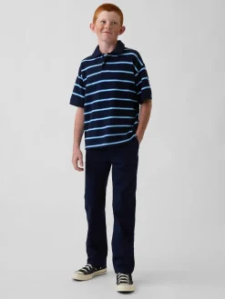 Kids Modern Relaxed Straight Khakis