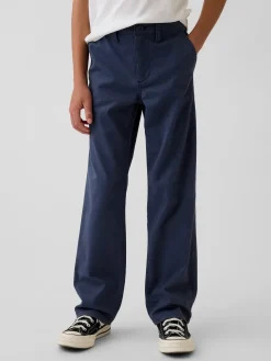 Kids Modern Relaxed Straight Khakis