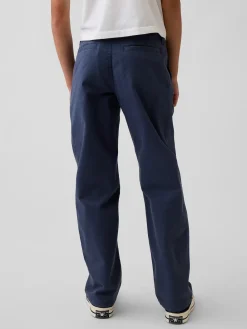 Kids Modern Relaxed Straight Khakis