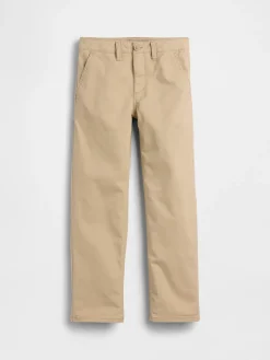 Kids Modern Relaxed Straight Khakis