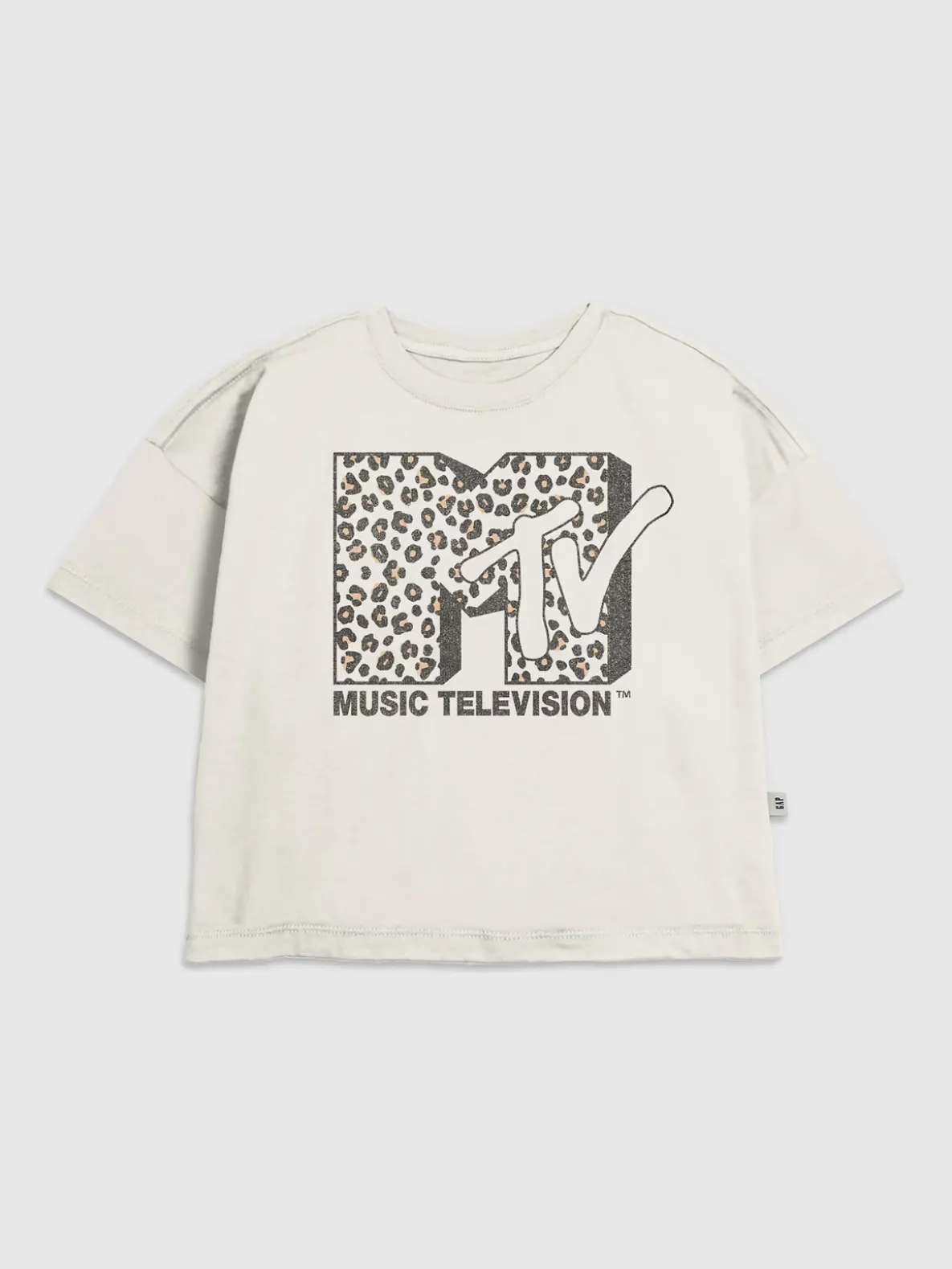 Kids MTV Leopard Logo Graphic T-Shirt