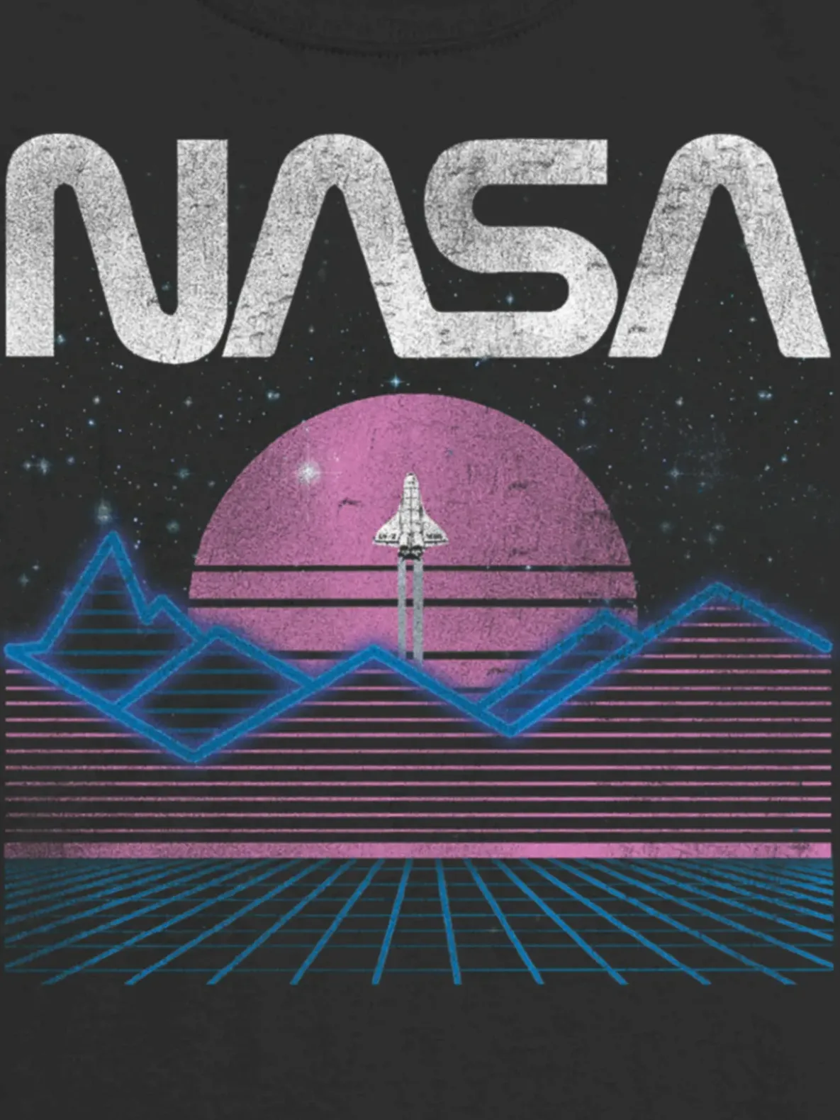 Kids NASA Pastel Space Graphic T-Shirt