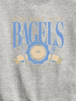Kids NYC Bagels Crew Fleece Sweatshirt