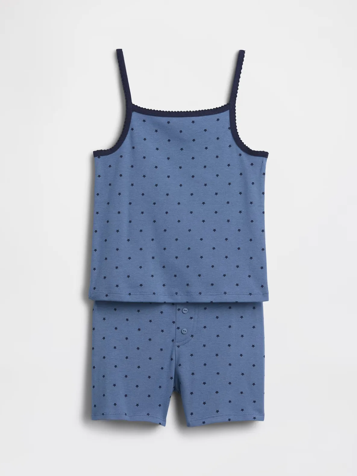 Kids Organic Brushed Cotton PJ Cami Short Set