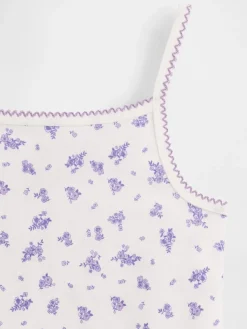 Kids Organic Brushed Cotton PJ Cami Short Set