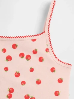 Kids Organic Brushed Cotton PJ Cami Short Set