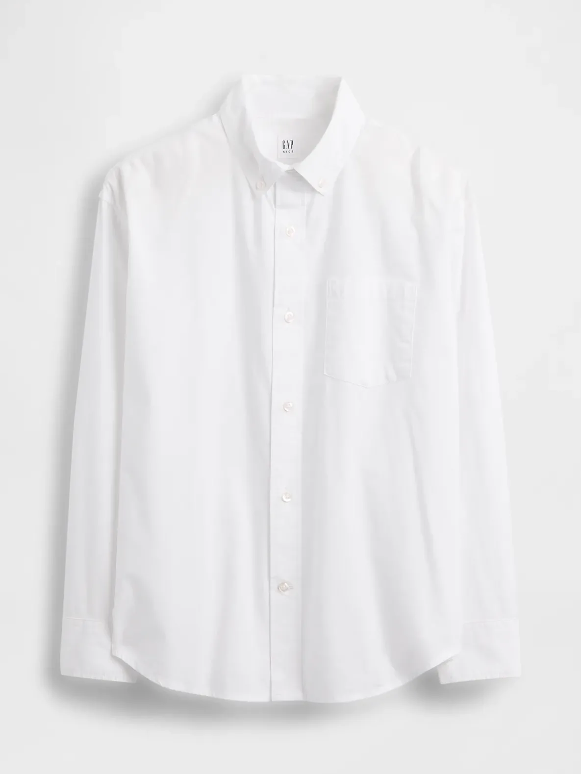 Kids Organic Cotton Poplin Relaxed Shirt